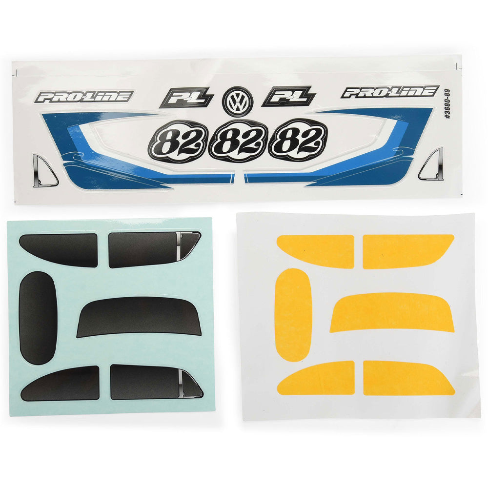 Pro-Line Class 1 VW Bug Race Blue Body Conversion Kit for Arrma Typhon GROM