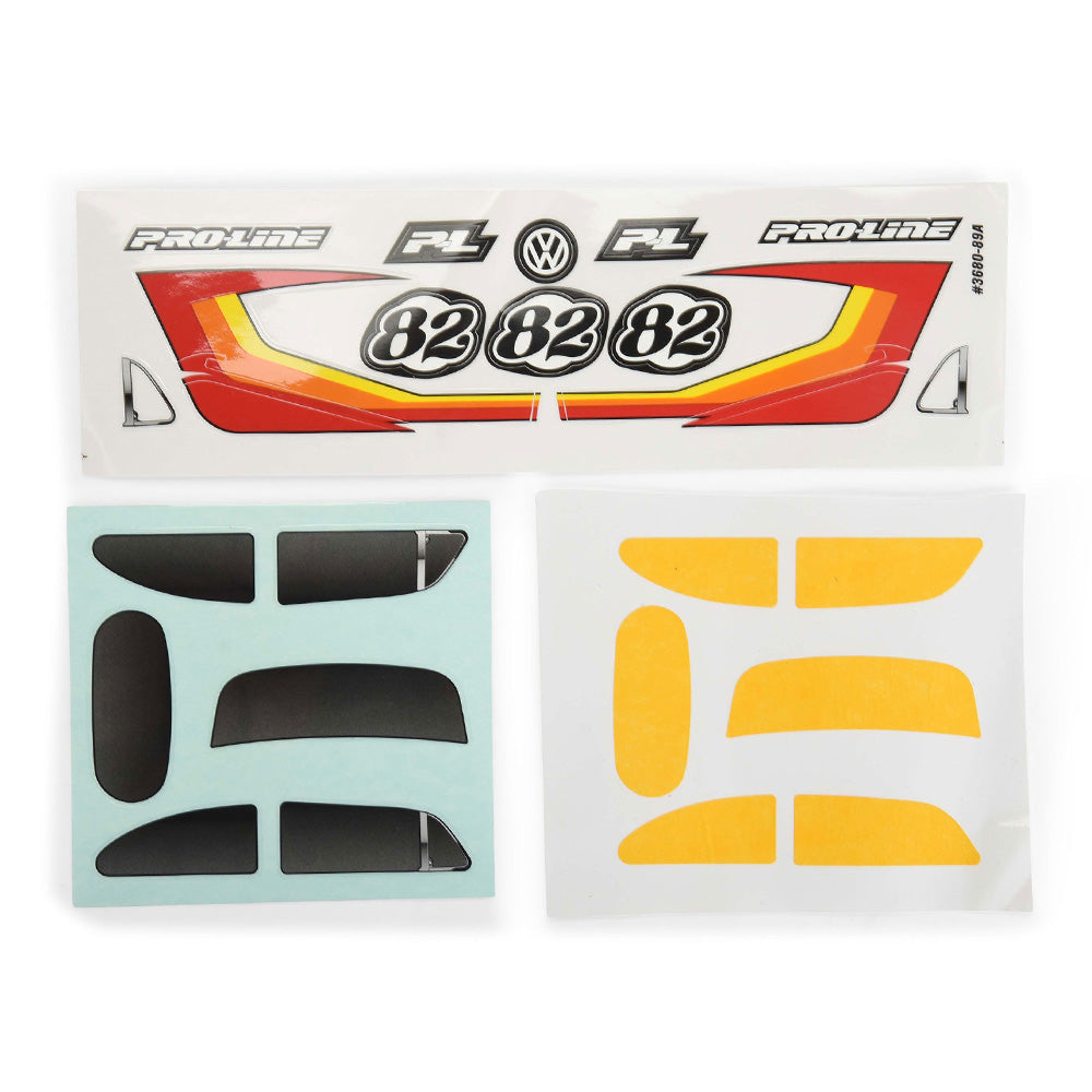 Pro-Line Class 1 VW Bug Race Red Body Conversion Kit for Arrma Typhon GROM