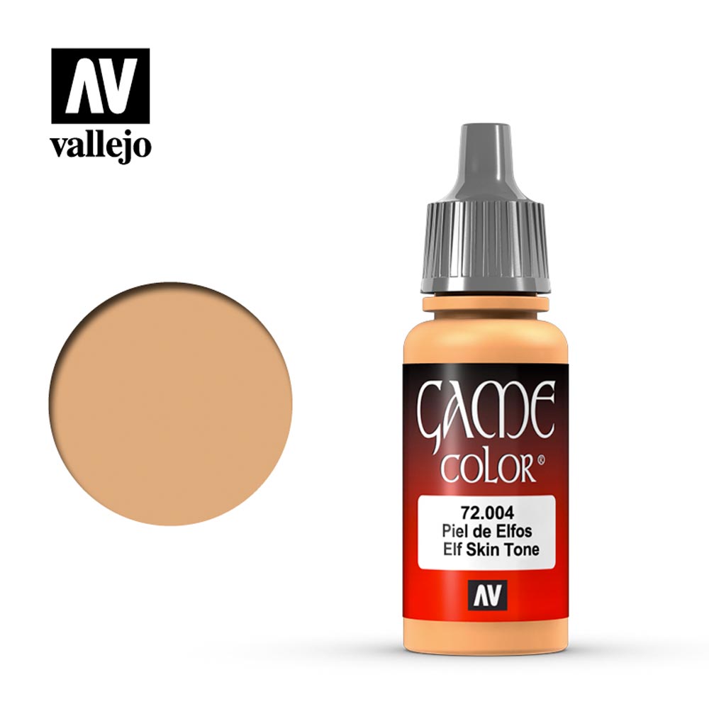 Vallejo Game Colour Elf Skintone Acrylic Paint 18ml Dropper Bottle 72004