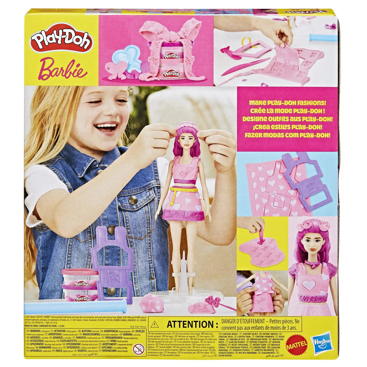 Play-Doh Barbie Fashion Accessories - Hearts & Hair