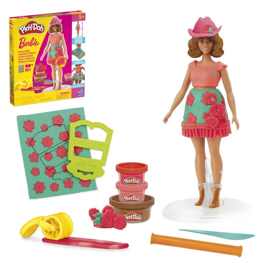 Play-Doh Barbie Fashion Accessories - Florals & Fringe