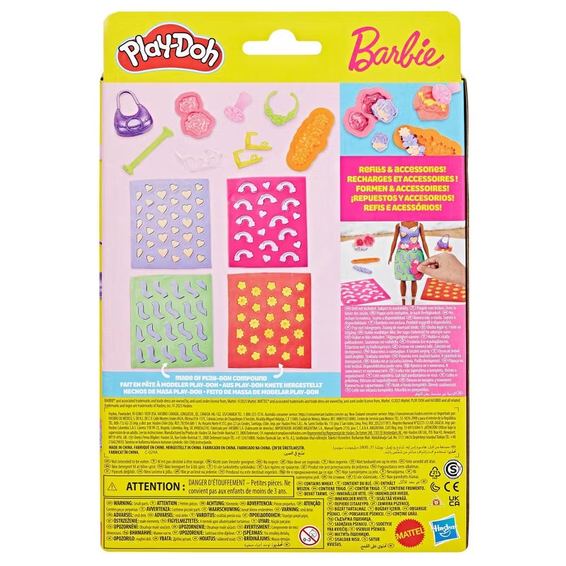 Play-Doh Barbie Flowers & Florals Pattern Sheets Accessory - image 10