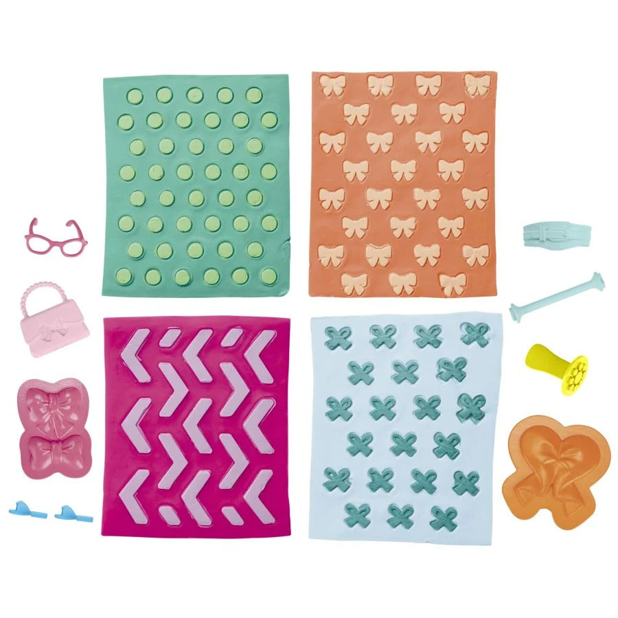 Play-Doh Barbie Pearls & Bows Pattern Sheets Accessory - image 3