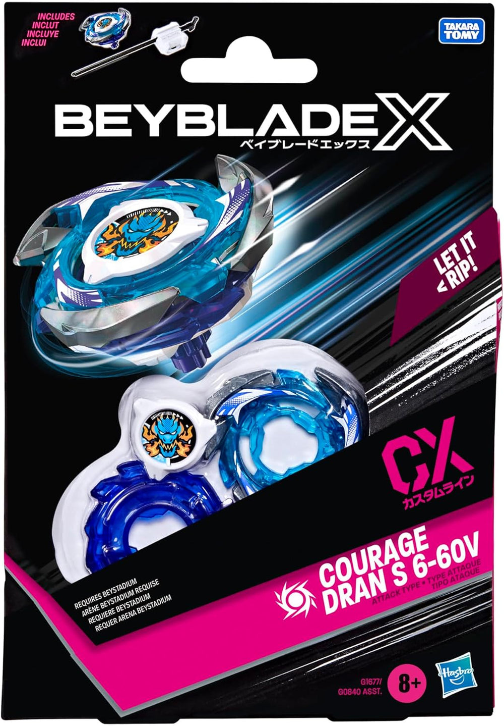 Beyblade X Courage Dran S 6-60V CX Starter Pack G1677