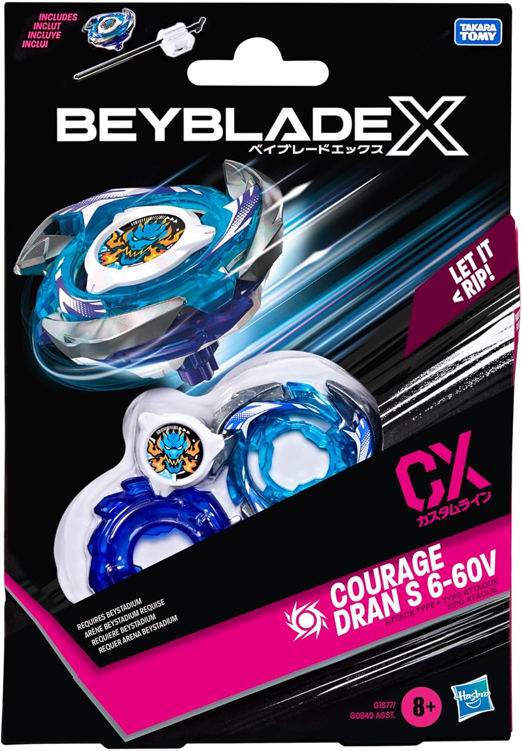 Beyblade X Courage Dran S 6-60V CX Starter Pack G1677