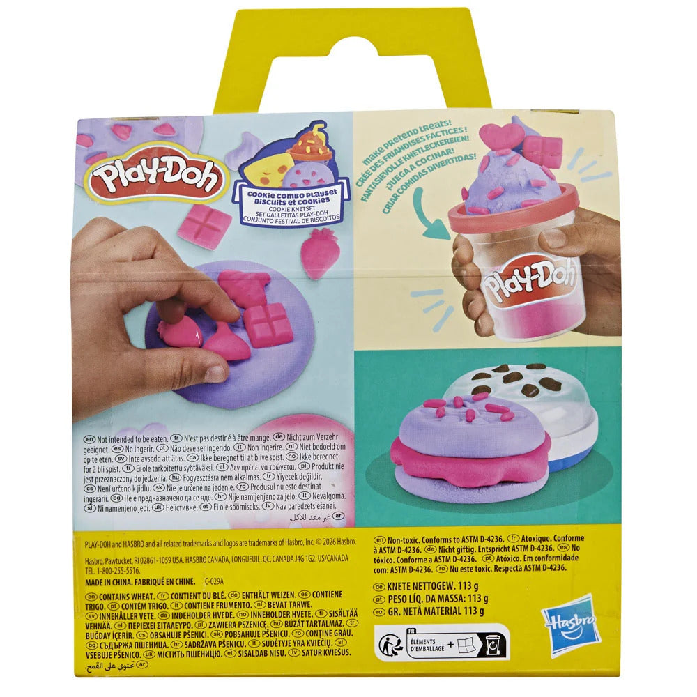 Play-Doh Cookie Combo Treats-To-Go Playset Sensory Toy