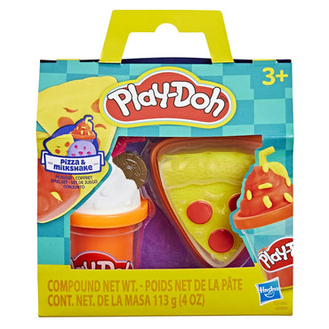 Play-Doh Pizza & Milkshake Treats-To-Go Playset Sensory Toy