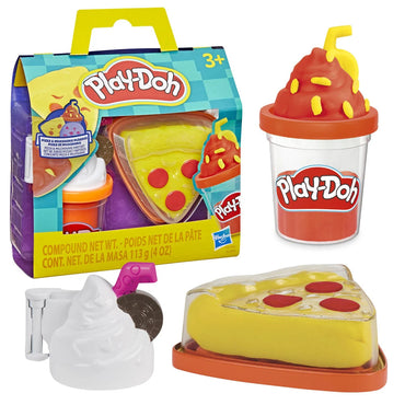Play-Doh Pizza & Milkshake Treats-To-Go Playset Sensory Toy