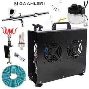 Gaahleri GHAD-39 Airbrush Premium Compressor Bundle Kit