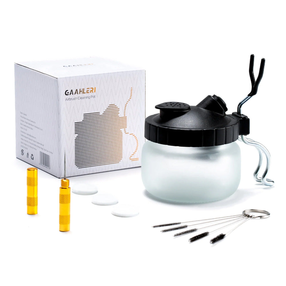 Gaahleri Airbrush Pot & Cleaning Kit