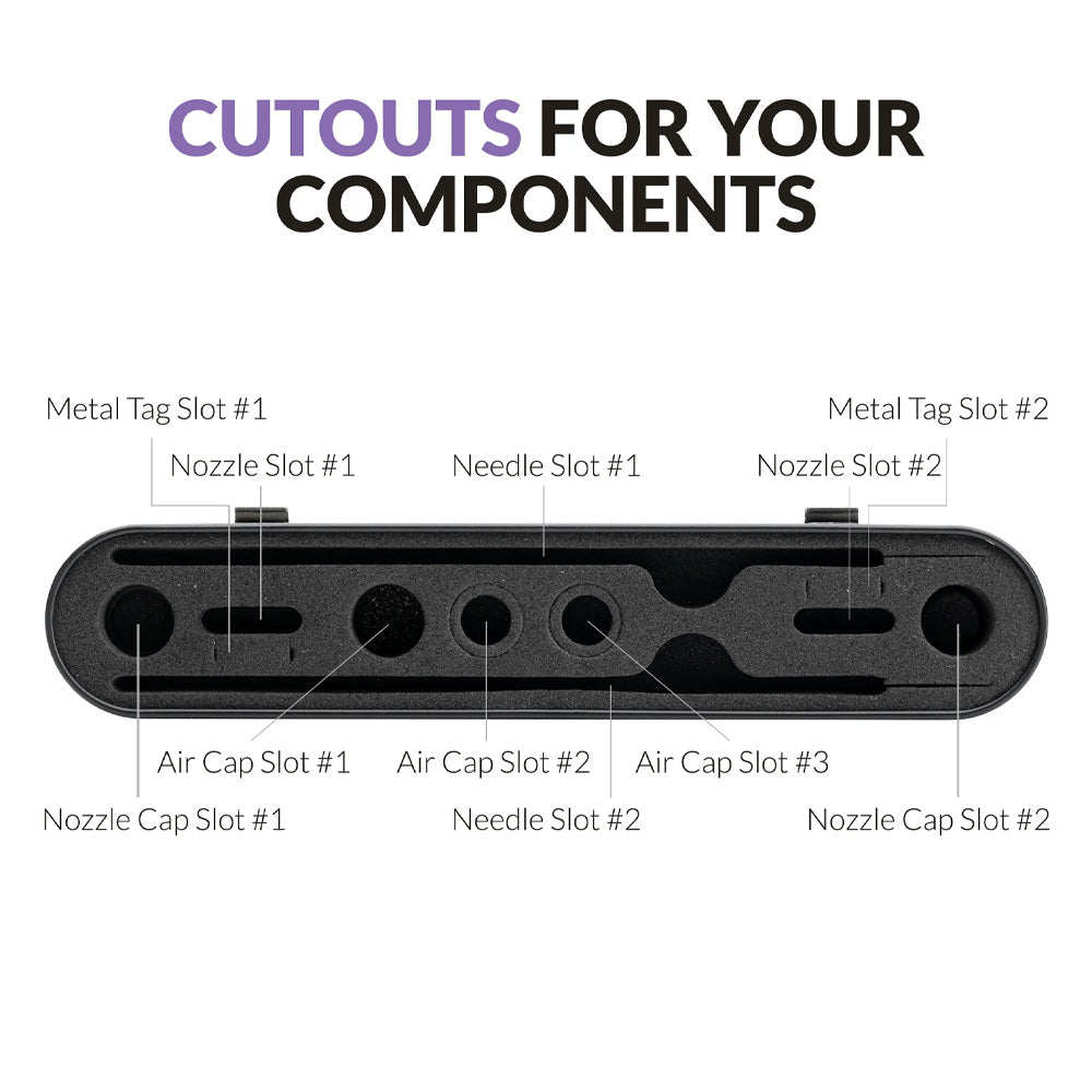 Gaahleri Airbrush Needle/Nozzle/Parts Storage Box