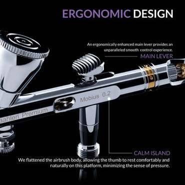 Gaahleri GHPM Mobius 0.2mm Premium Series Airbrush 40850