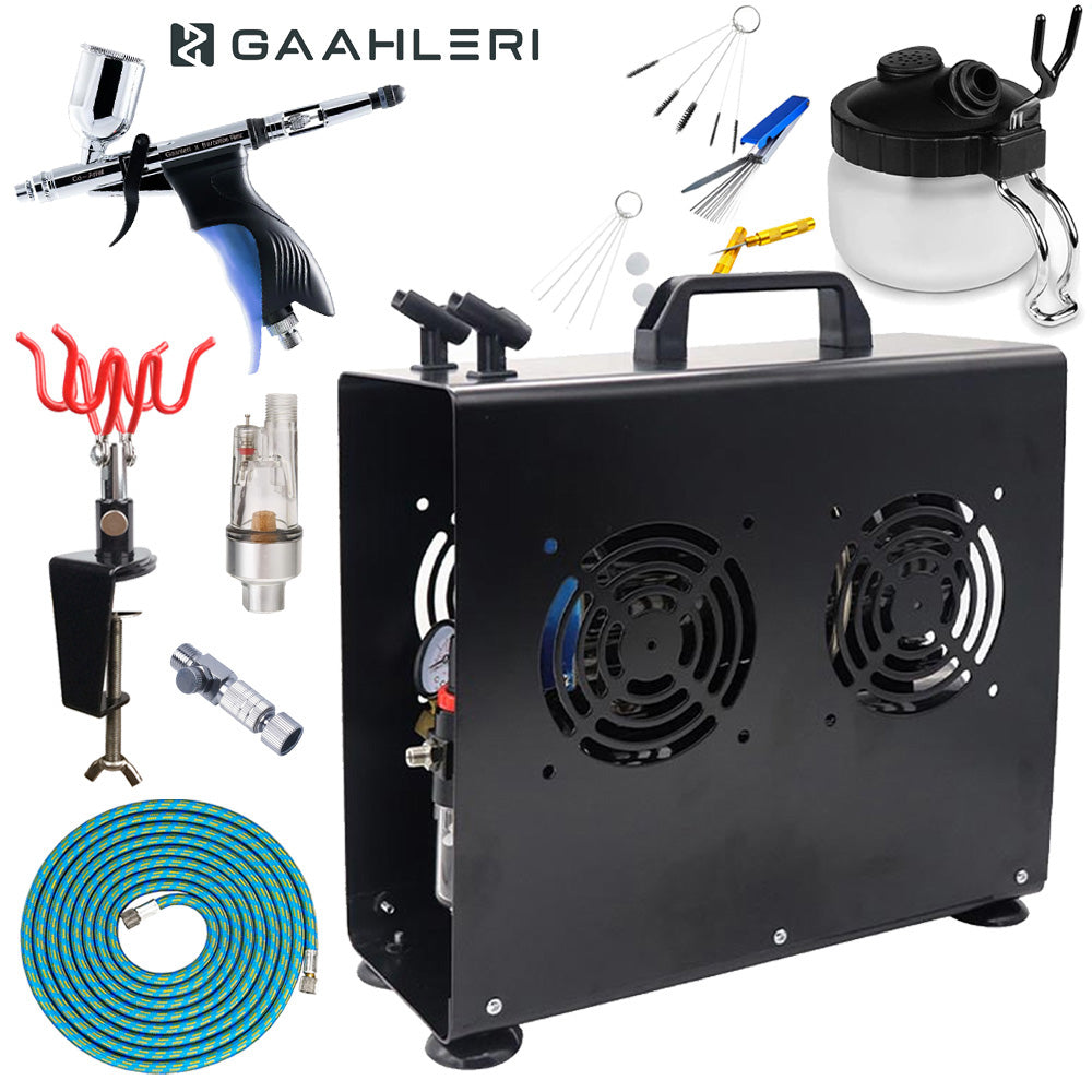 Gaahleri GHAC-Swallowtail x Barbatos Rex Airbrush Premium Compressor Bundle Kit