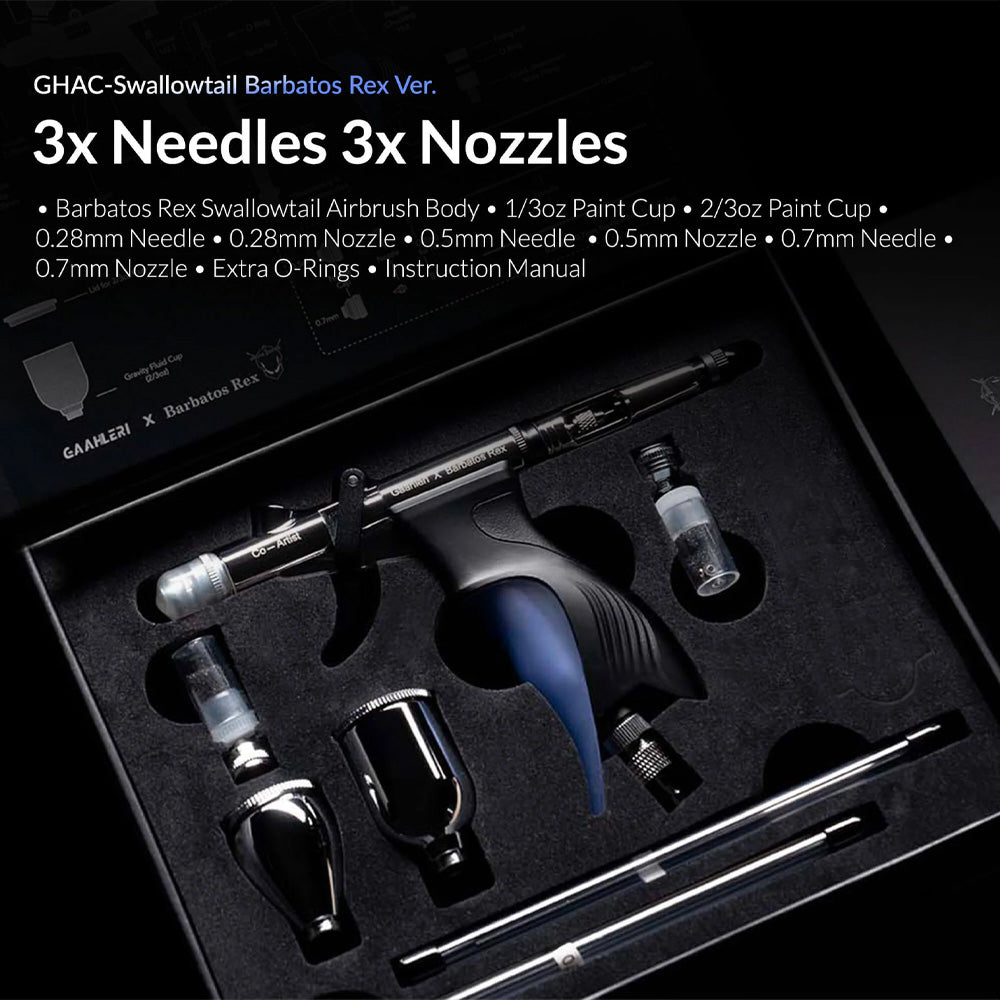 Gaahleri GHAC-Swallowtail x Barbatos Rex Version Ace Series Airbrush