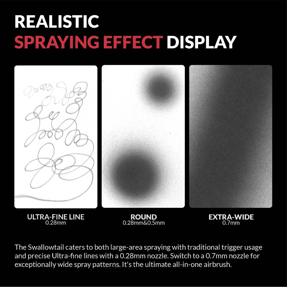 Gaahleri GHAC-Swallowtail x Studio G Version Ace Series Airbrush