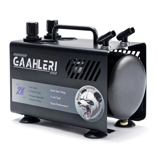 Gaahleri Dual Drive Series Airbrush Air Compressor GT-918