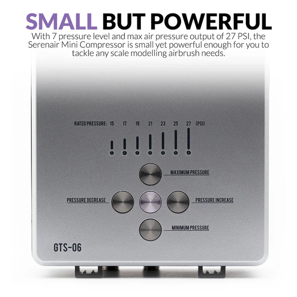 Gaahleri Ambition Series GTS-06 Airbrush & Serenair Mini Compressor Set 42946