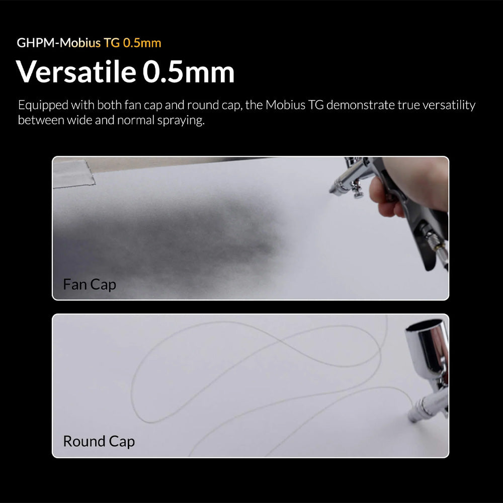 Gaahleri GHPM-Mobius TG 0.5mm Premium Series Trigger-Grip Airbrush