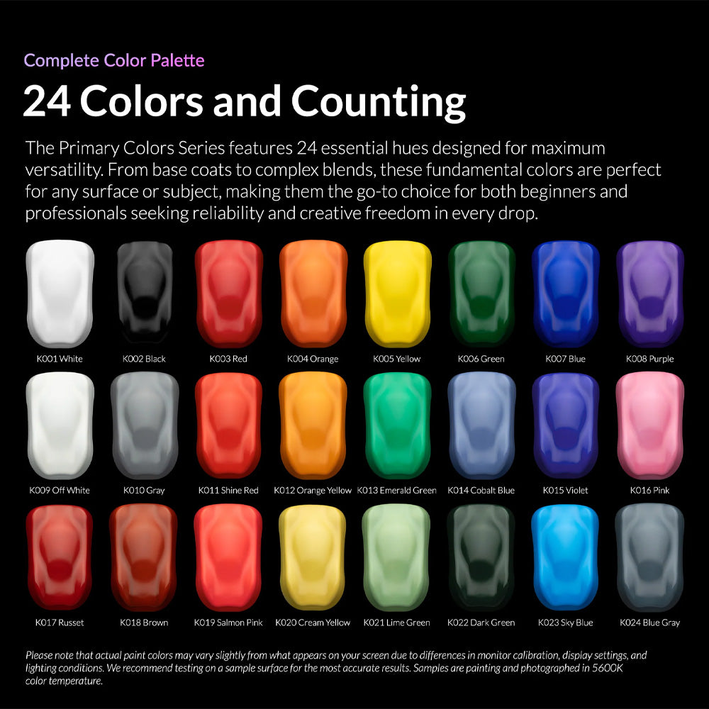Gaahleri Kaleido ColorWorks: 24-Colour Primary Acrylic Paint Set 48689