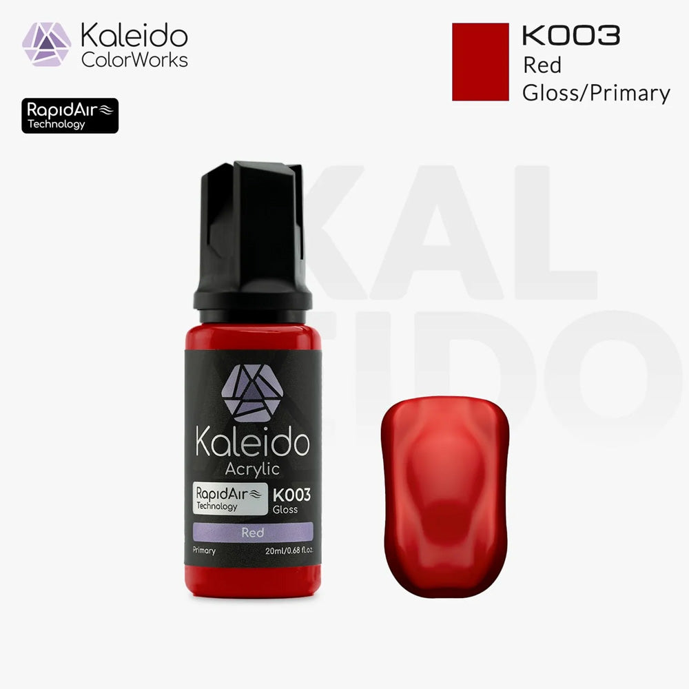 Gaahleri Kaleido ColorWorks K003 Red 20ml Acrylic Airbrush Paint
