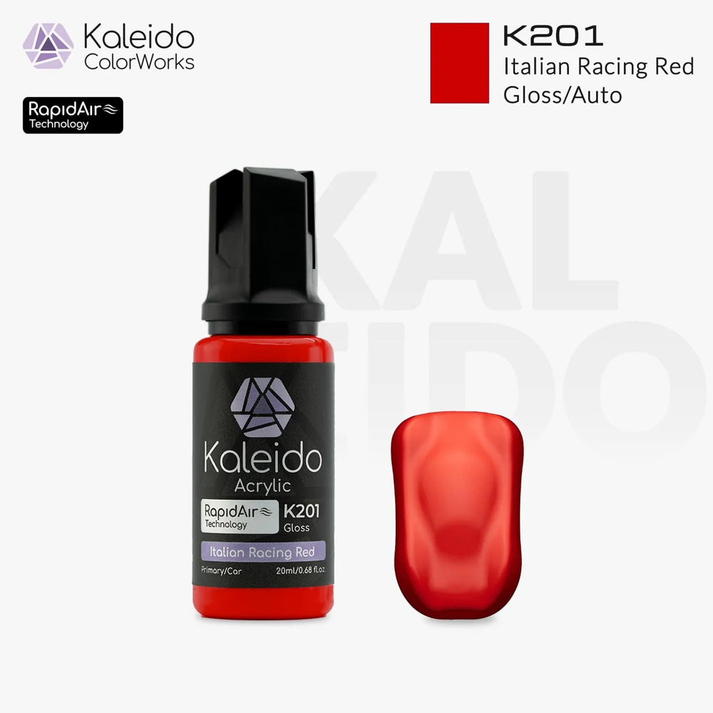 Gaahleri Kaleido ColorWorks K201 Italian Racing Red 20ml Acrylic Airbrush Paint