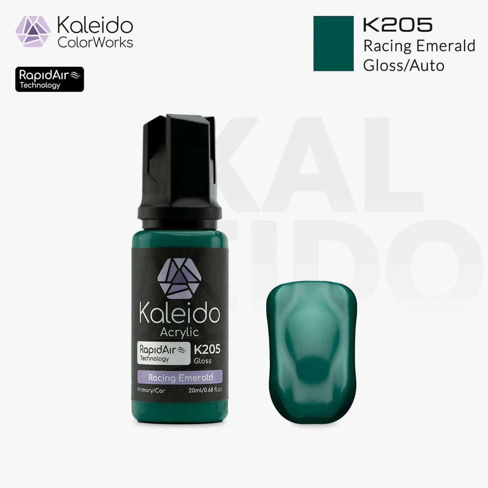 Gaahleri Kaleido ColorWorks K205 Racing Emerald  20ml Acrylic Airbrush Paint