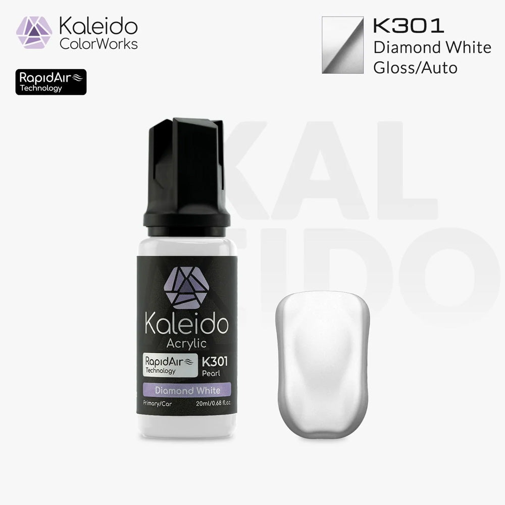 Gaahleri Kaleido ColorWorks K301 Diamond White 20ml Acrylic Airbrush Paint