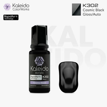 Gaahleri Kaleido ColorWorks K302 Cosmic Black 20ml Acrylic Airbrush Paint