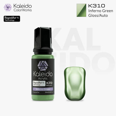 Gaahleri Kaleido ColorWorks K310 Inferno Green 20ml Acrylic Airbrush Paint