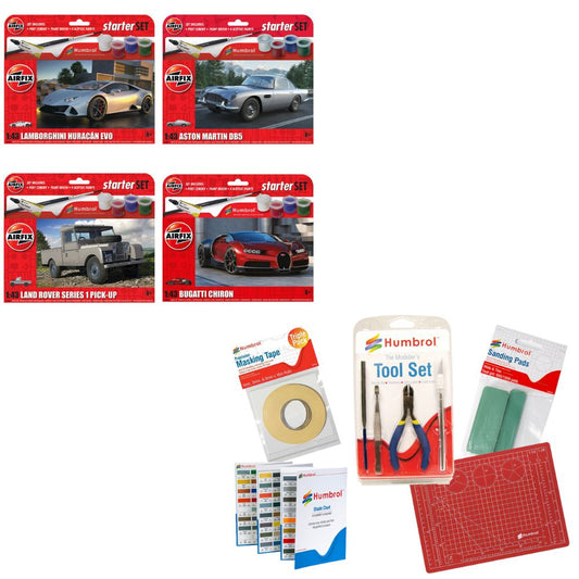 Jadlam 'On the Road' Group Build 2025 - Four Car Pack & Starter Tools Bundle