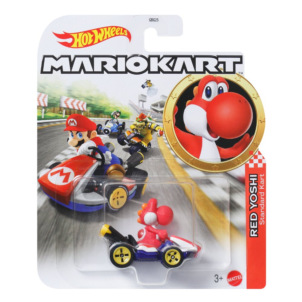 Hot Wheels Mario Kart Die-Cast Vehicle 1:64 Age 3+ Mattel GPD90