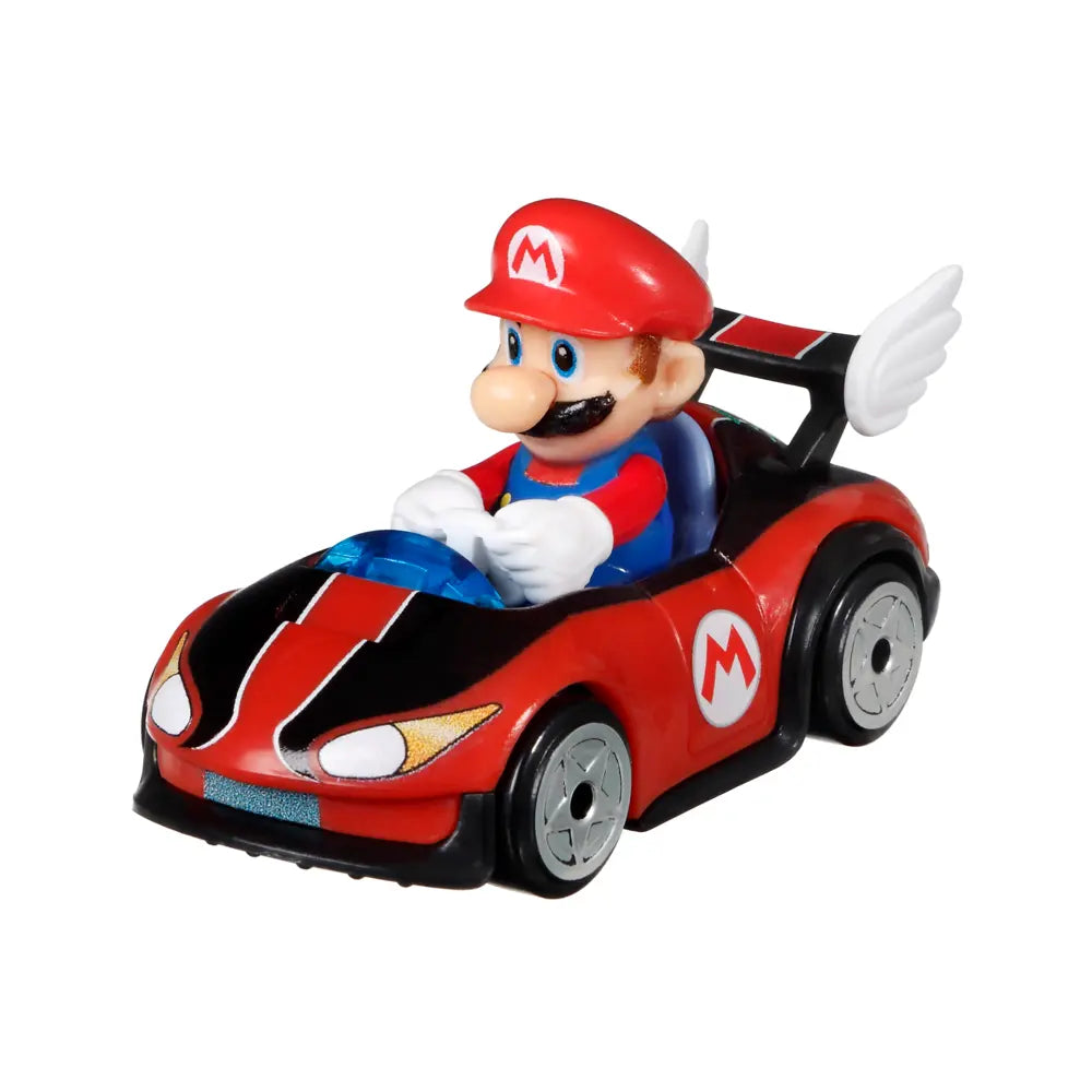 Hot Wheels Mario Kart Mario & Wild Wing 1:64 Vehicle Age 3+ Mattel GRN17