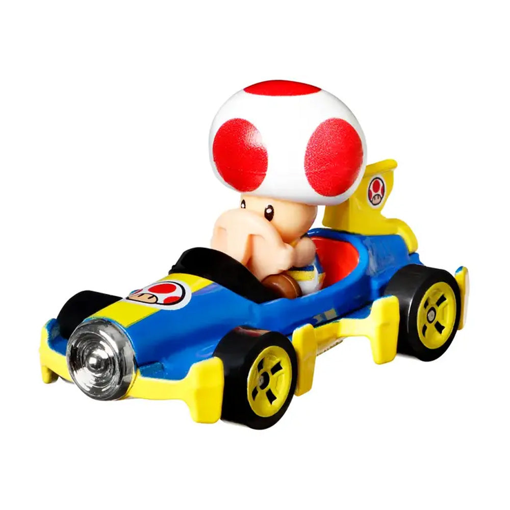Toad Racing Car Hot Wheels Mariokart: Toad Mach 8 1:64 Diecast Car Mattel HDB35 ...