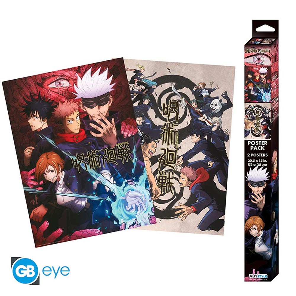 JUJUTSU KAISEN - 2x Chibi Posters - Group and schools GBYDCO024