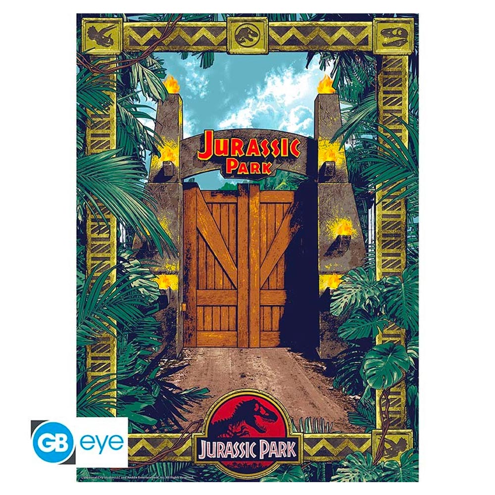 JURASSIC PARK Set 2 Chibi Posters 52cm x 38cm - Gates and Biodiversity GBYDCO041