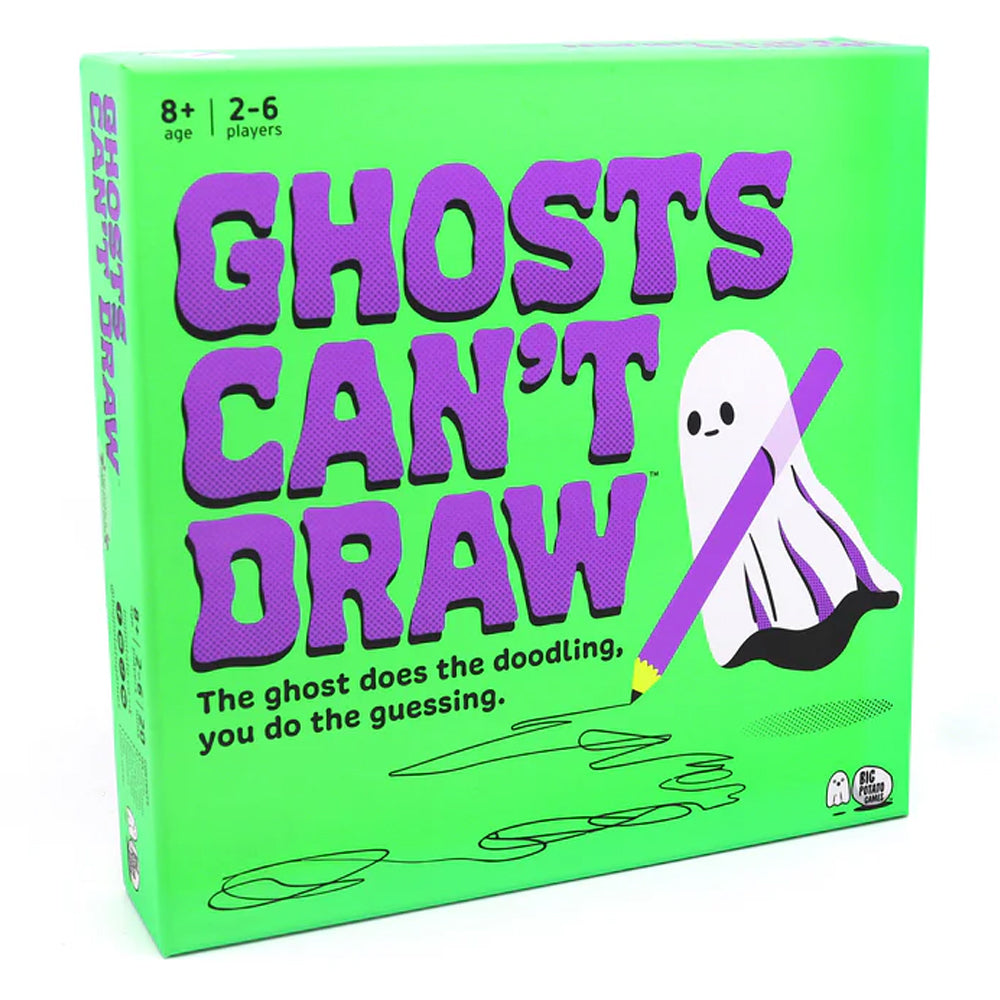 Ghosts Cant Draw Party Board Game - 20min | 2-6 Players | Age 10+