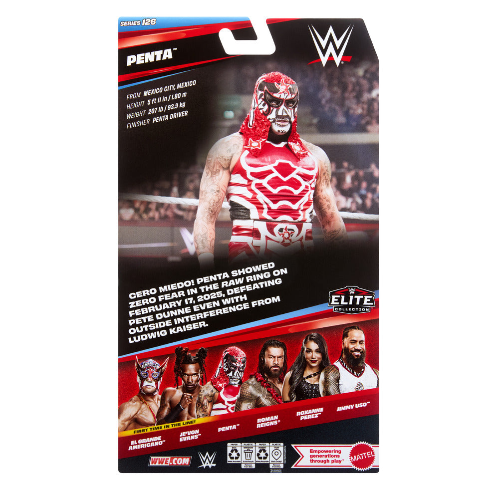 WWE Elite Collection Penta 6" Figure -Series 126 Mattel JHT88
