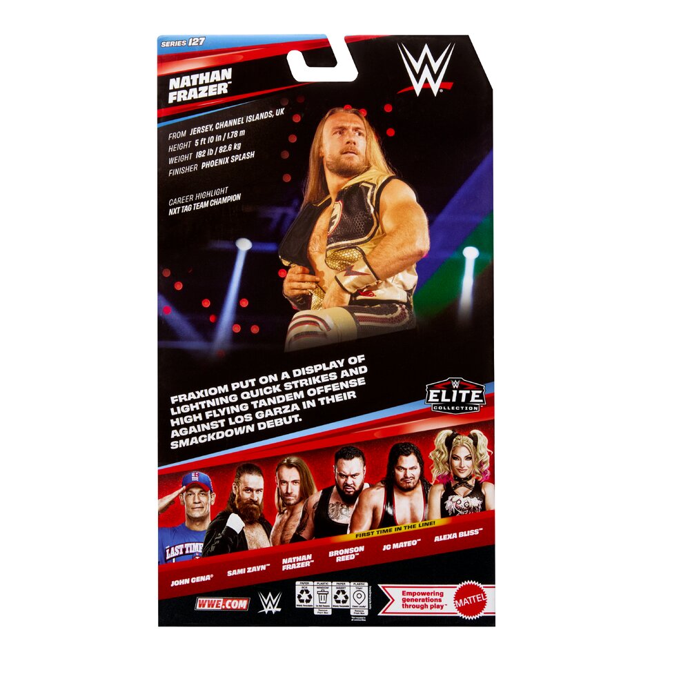 WWE Elite Collection Nathan Frazer 6" Figure - Series 127 Mattel JHT96