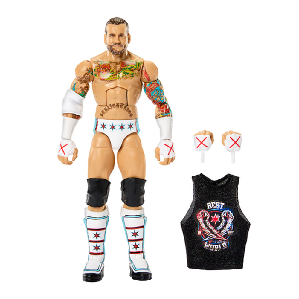 WWE Elite Collection: CM Punk Wrestling Figure Mattel JHT46