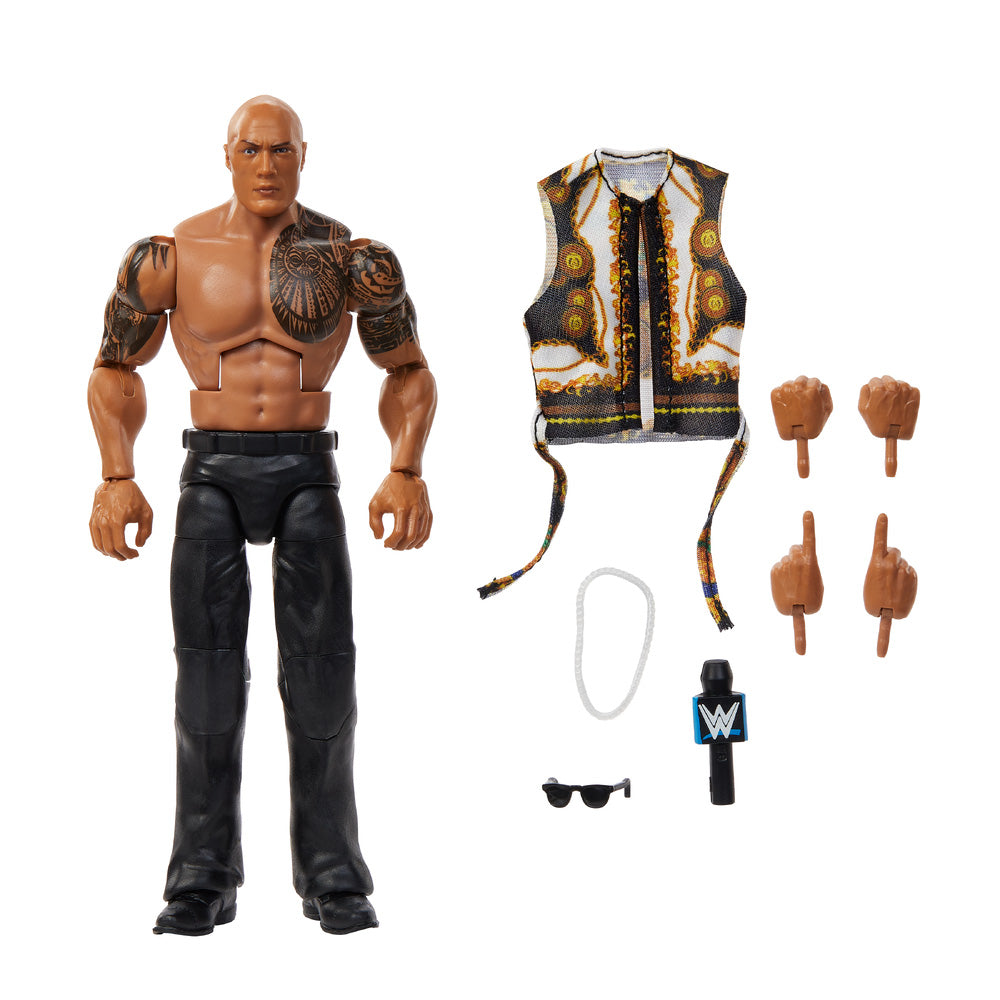 WWE Elite Collection Greatest Hits: The Rock Final Boss Figure Mattel JHT76