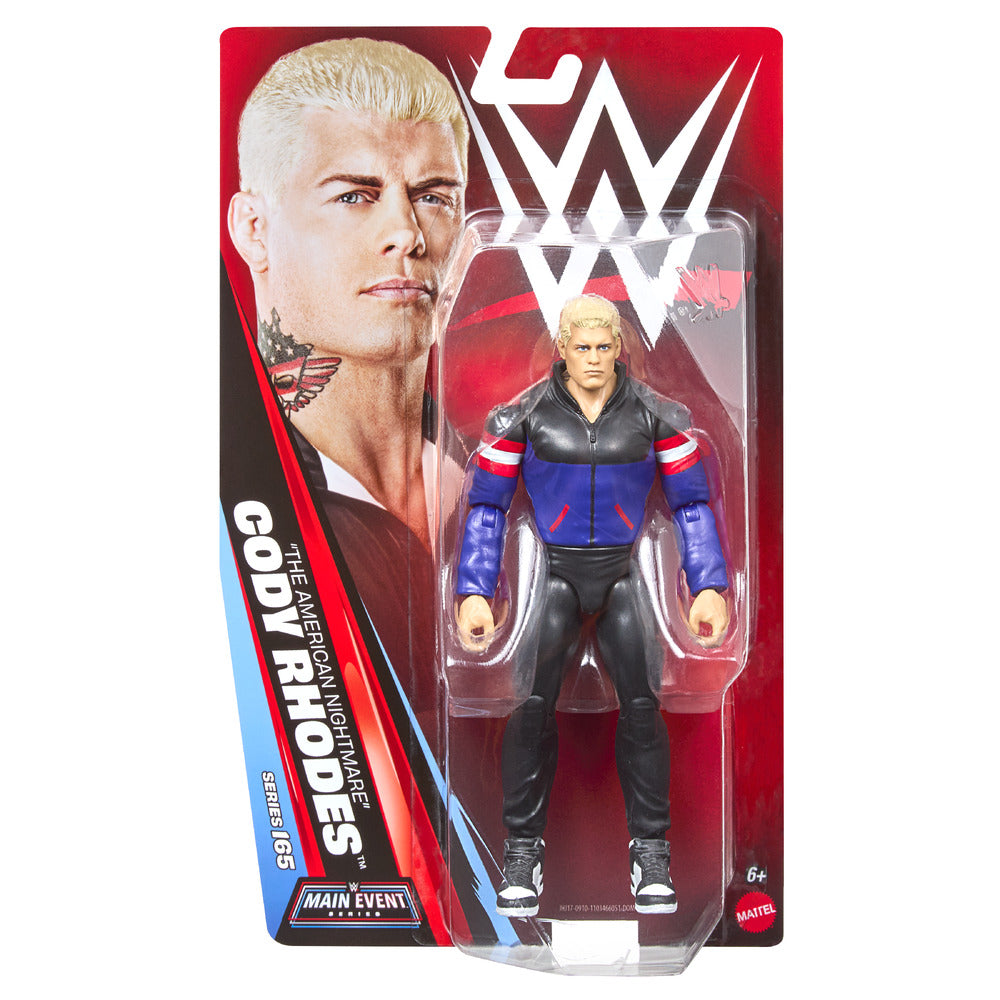 WWE Main Event Cody Rhodes 6" Figure -Series 165 Mattel JHJ17