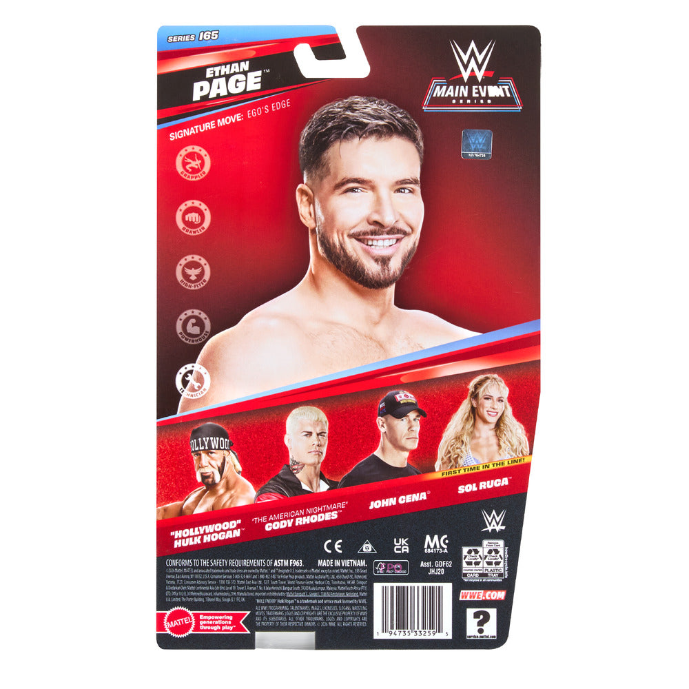 WWE Main Event Ethan Page 6" Figure -Series 165 Mattel JHJ20 - image 4