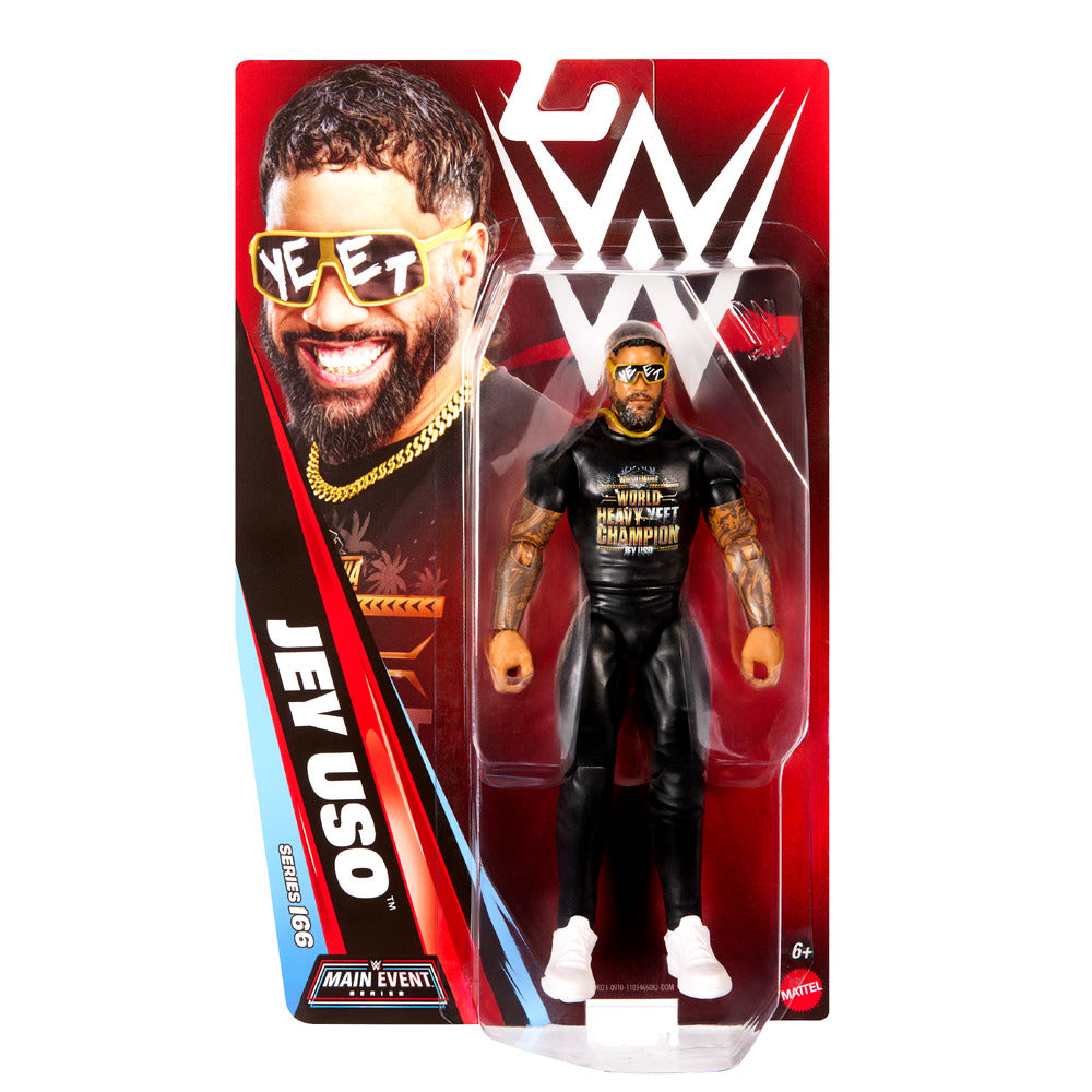 WWE Main Event Jey Uso 6" Figure -Series 166 Mattel JHJ23