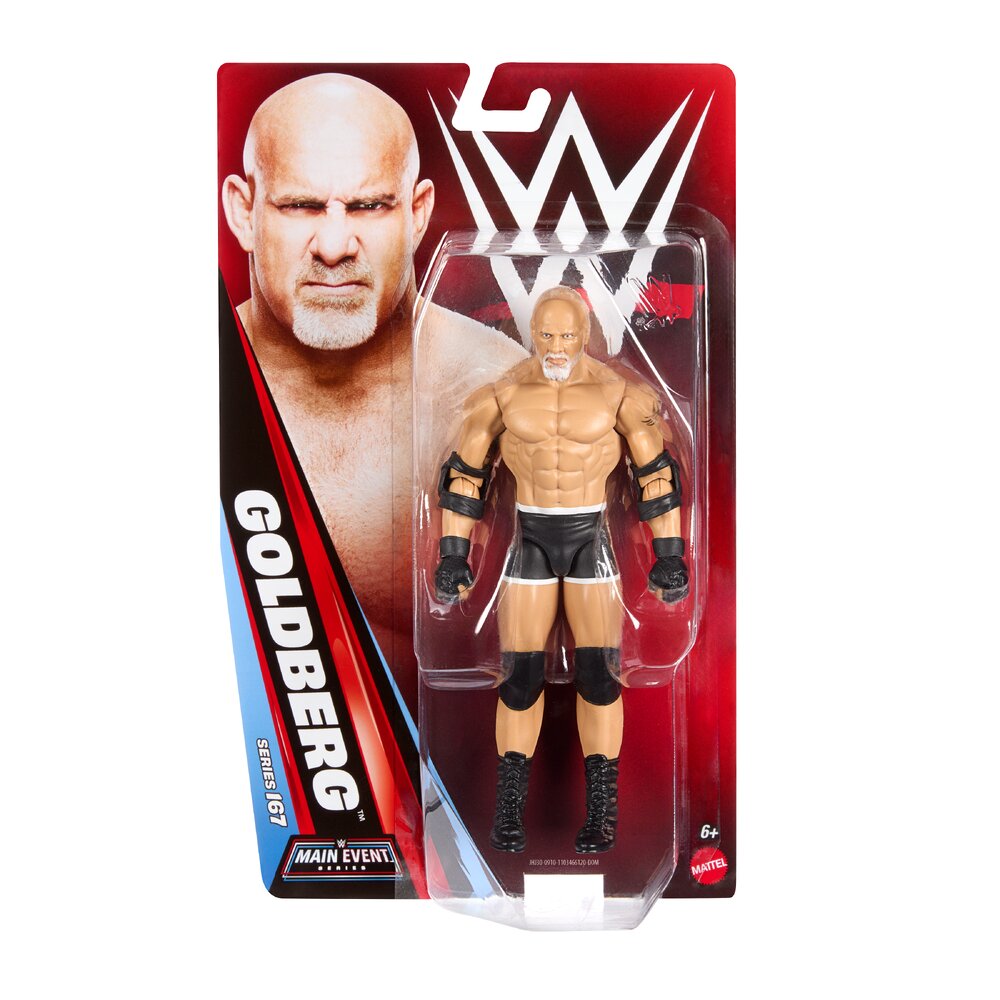 WWE Main Event Goldberg 6" Figure - Series 167 Mattel JHJ30