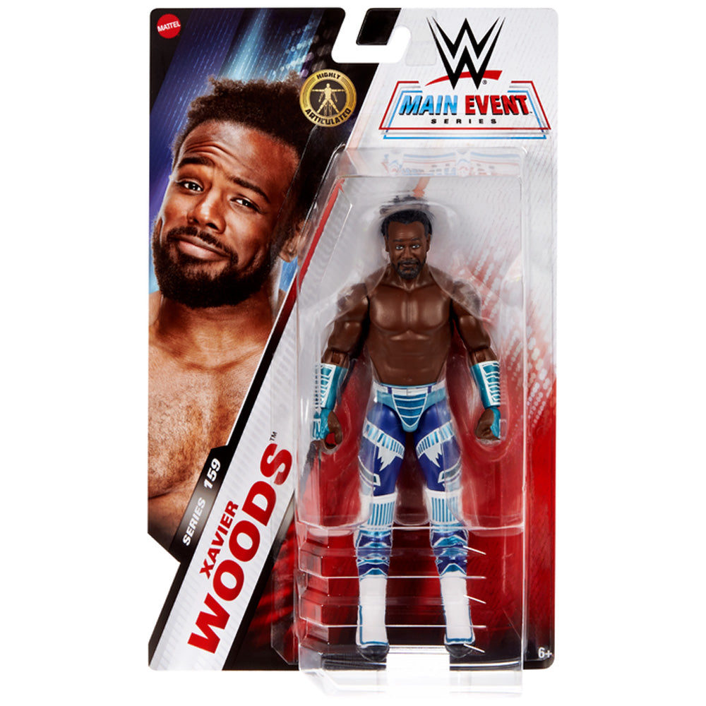 WWE Main Event: Xavier Woods 6" Figure - Series 159 Mattel JGD47