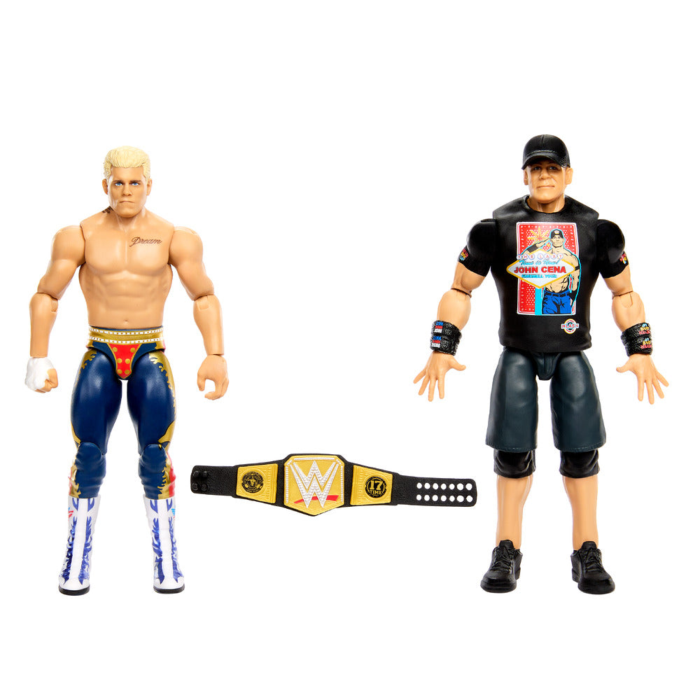 WWE Main Event Showdown 2-Pack John Cena vs Cody Rhodes S26 Mattel JHJ61
