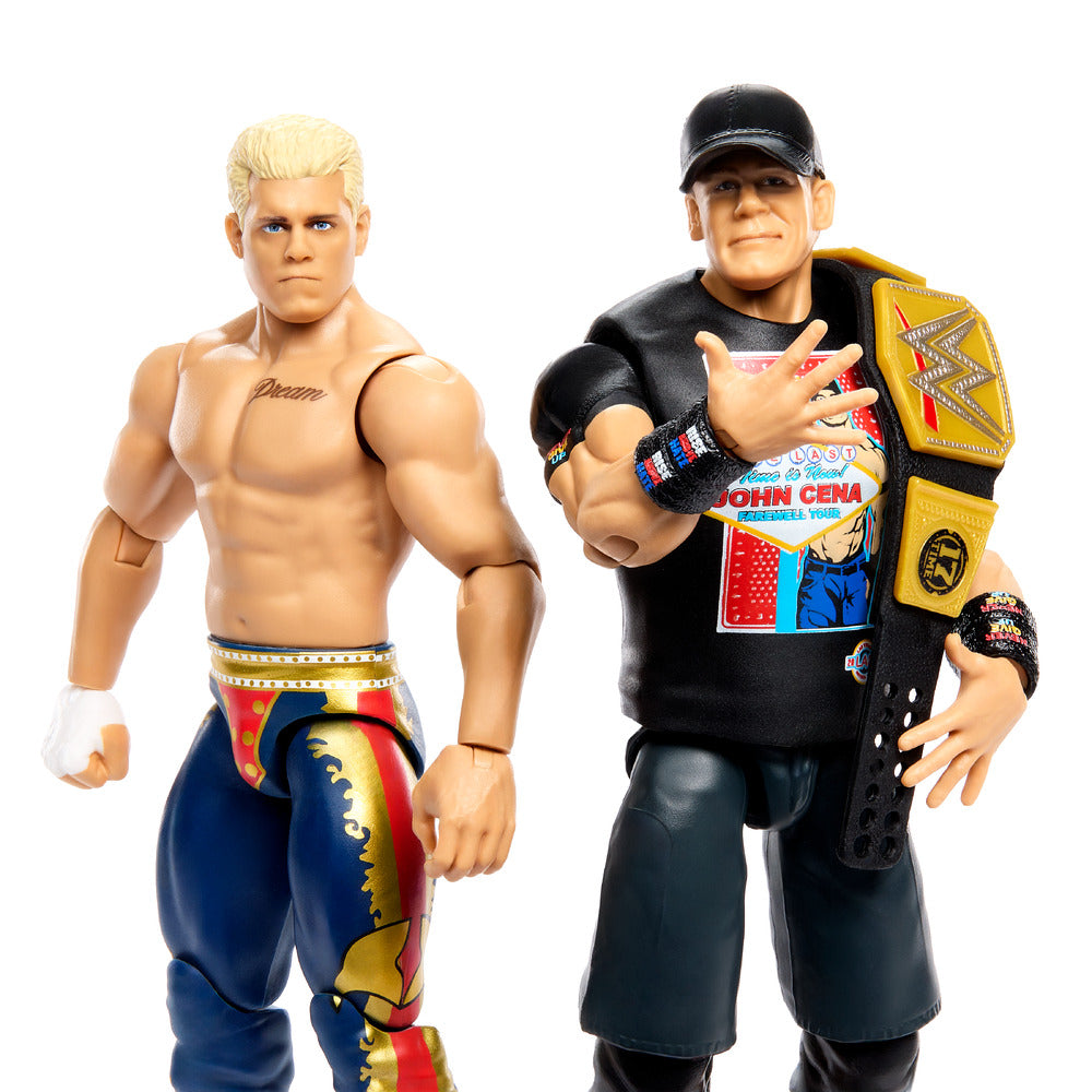 WWE Main Event Showdown 2-Pack John Cena vs Cody Rhodes S26 Mattel JHJ61