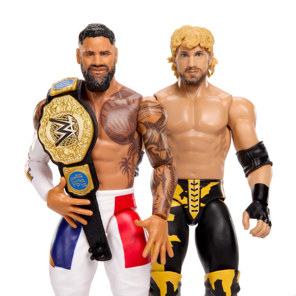 WWE Main Event Showdown 2-Pack Jey Uso vs Logan Paul S27 Mattel JHJ63