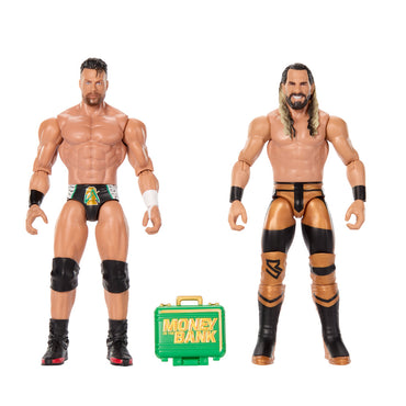 WWE Main Event Showdown 2-Pack Seth Rollins vs La Knight S27 Mattel JHJ64