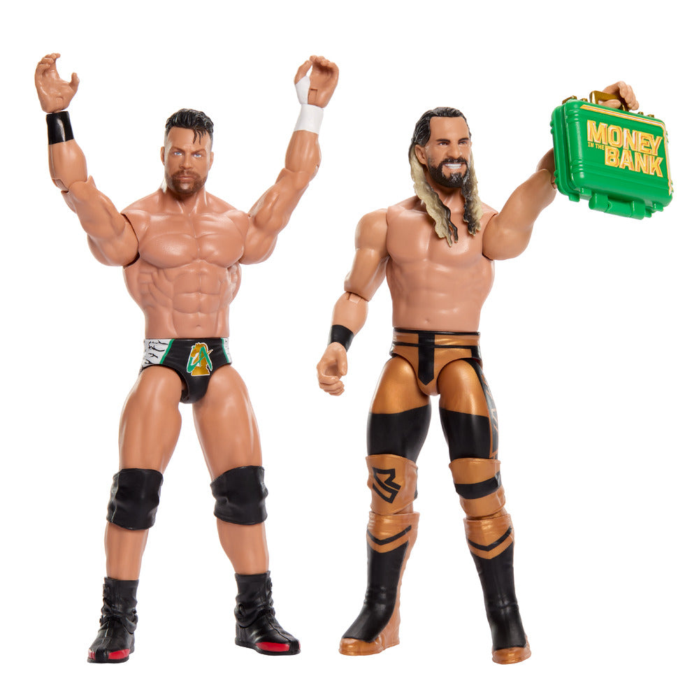 WWE Main Event Showdown 2-Pack Seth Rollins vs La Knight S27 Mattel JHJ64